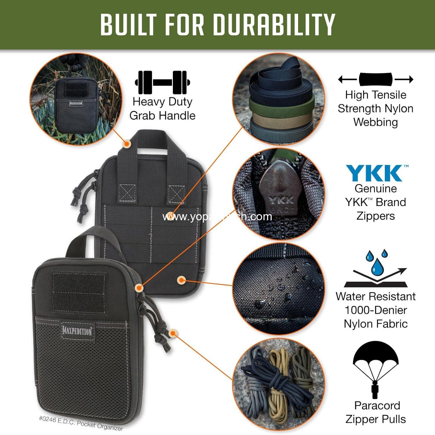 Wholesale E.D.C. Pocket Organizer 5” x 8” - Compact Utility Organizer for Everyday Carry Manufacturer