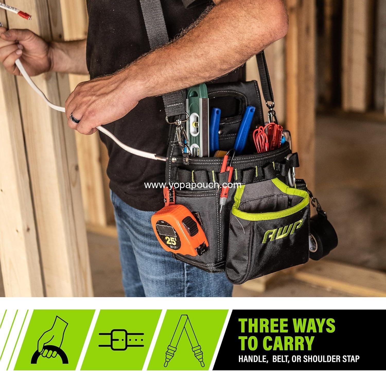 Wholesale Premium Professional Electrician Multi-Pocket Tool Pouch - Factory Wholesale Premium Professional Electrician Multi-Pocket Tool Pouch - Factory