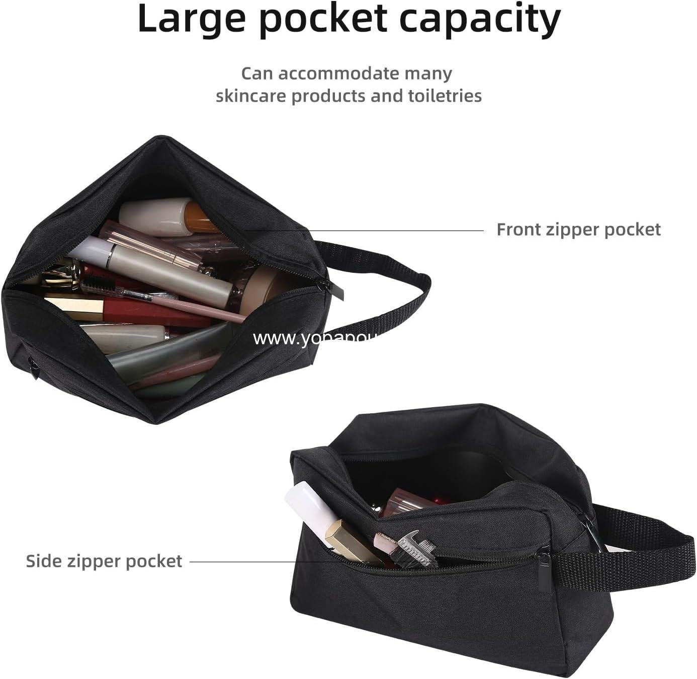 Wholesale Hanging Travel Toiletry Bag for Women and Men - Black Cosmetic Organizer, Travel Accessories Factory