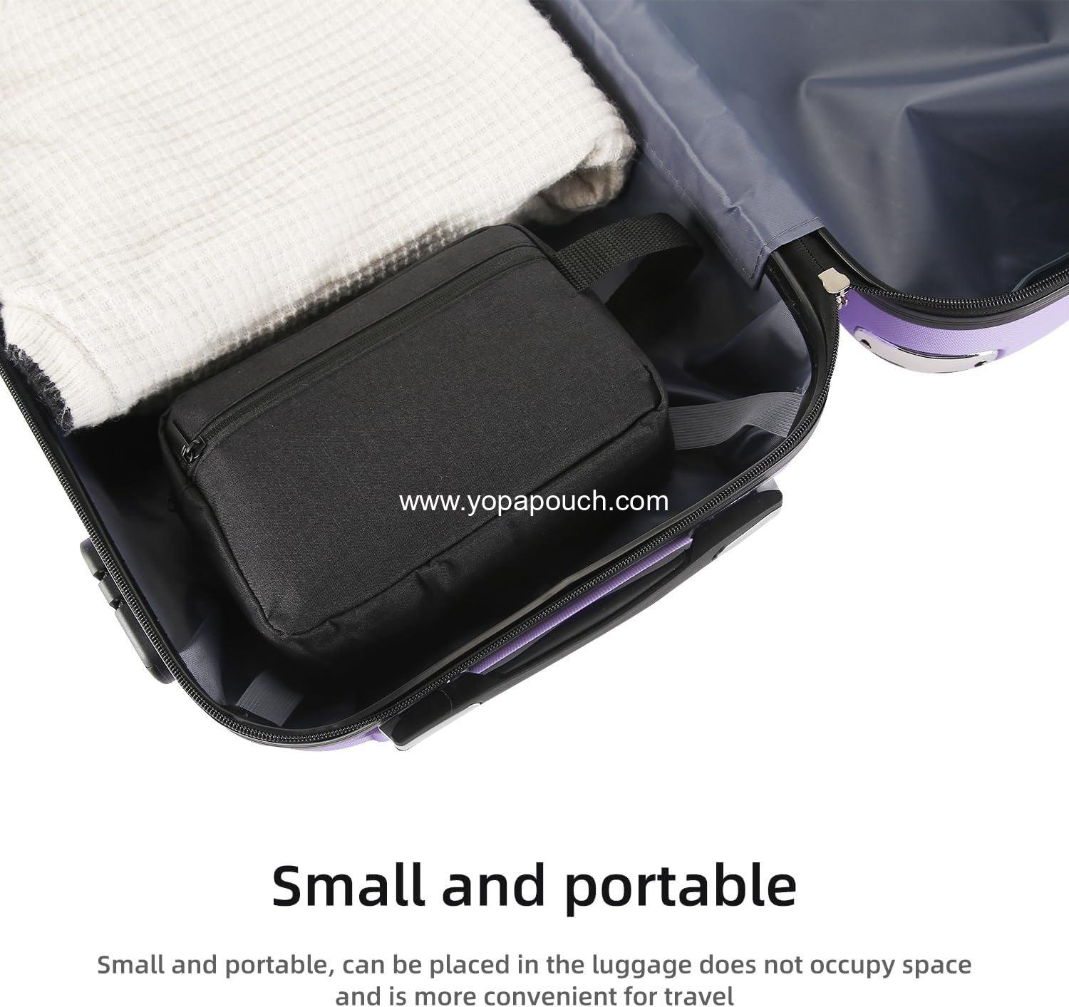 Wholesale Hanging Travel Toiletry Bag for Women and Men - Black Cosmetic Organizer, Travel Accessories Factory