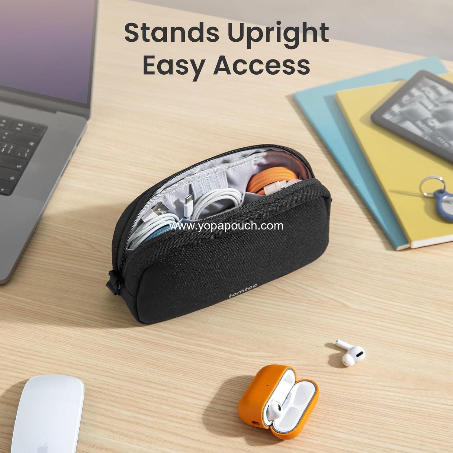 Wholesale Water Resistant Travel Electronics Organizer Bag for Cables, Phone, AirPods, and USB Drives - OEM Supplier