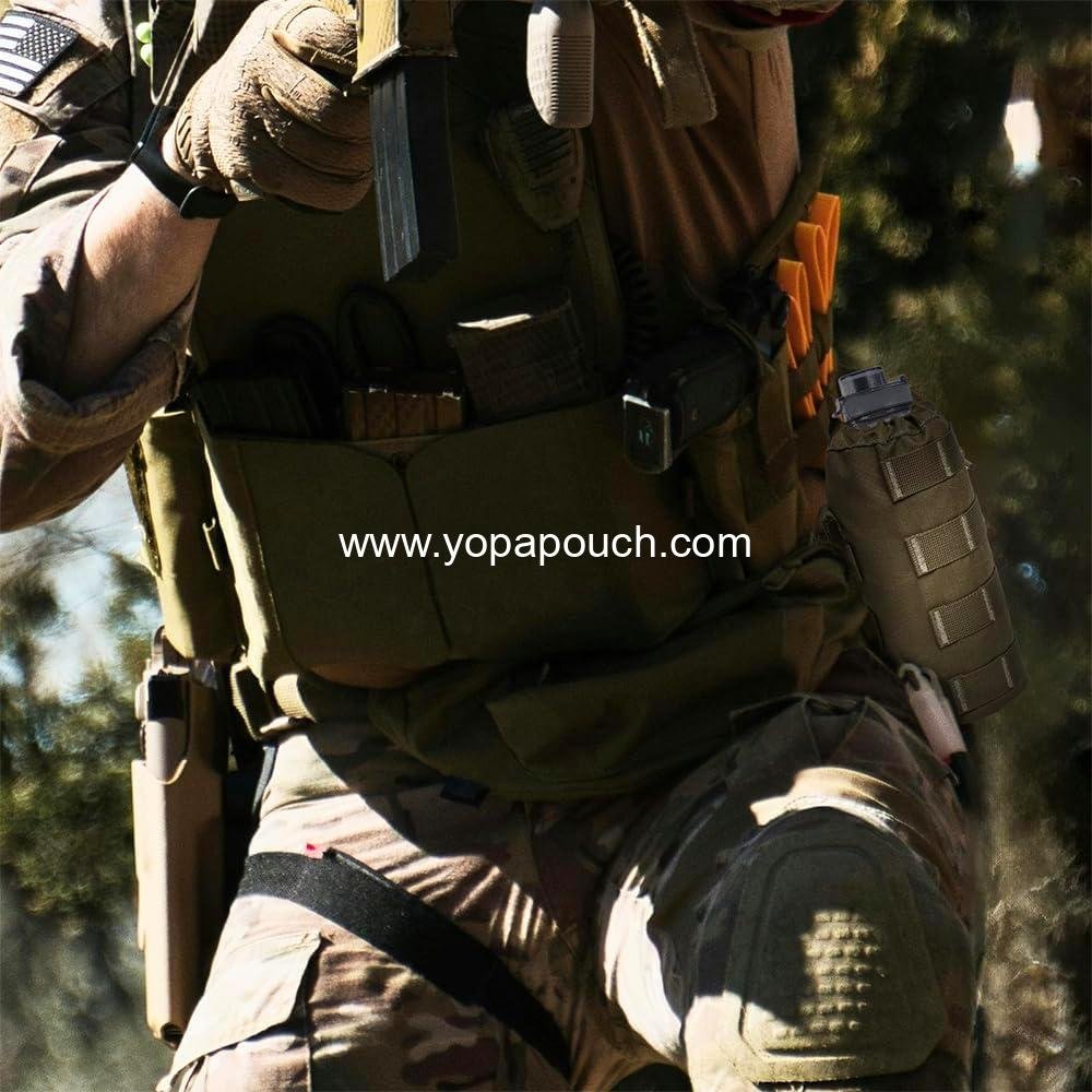 Wholesale Tactical MOLLE Water Bottle Pouch - Durable Universal Holder for 16-32 oz Bottles, Ideal for Outdoor Hiking Camping Gear Supplier