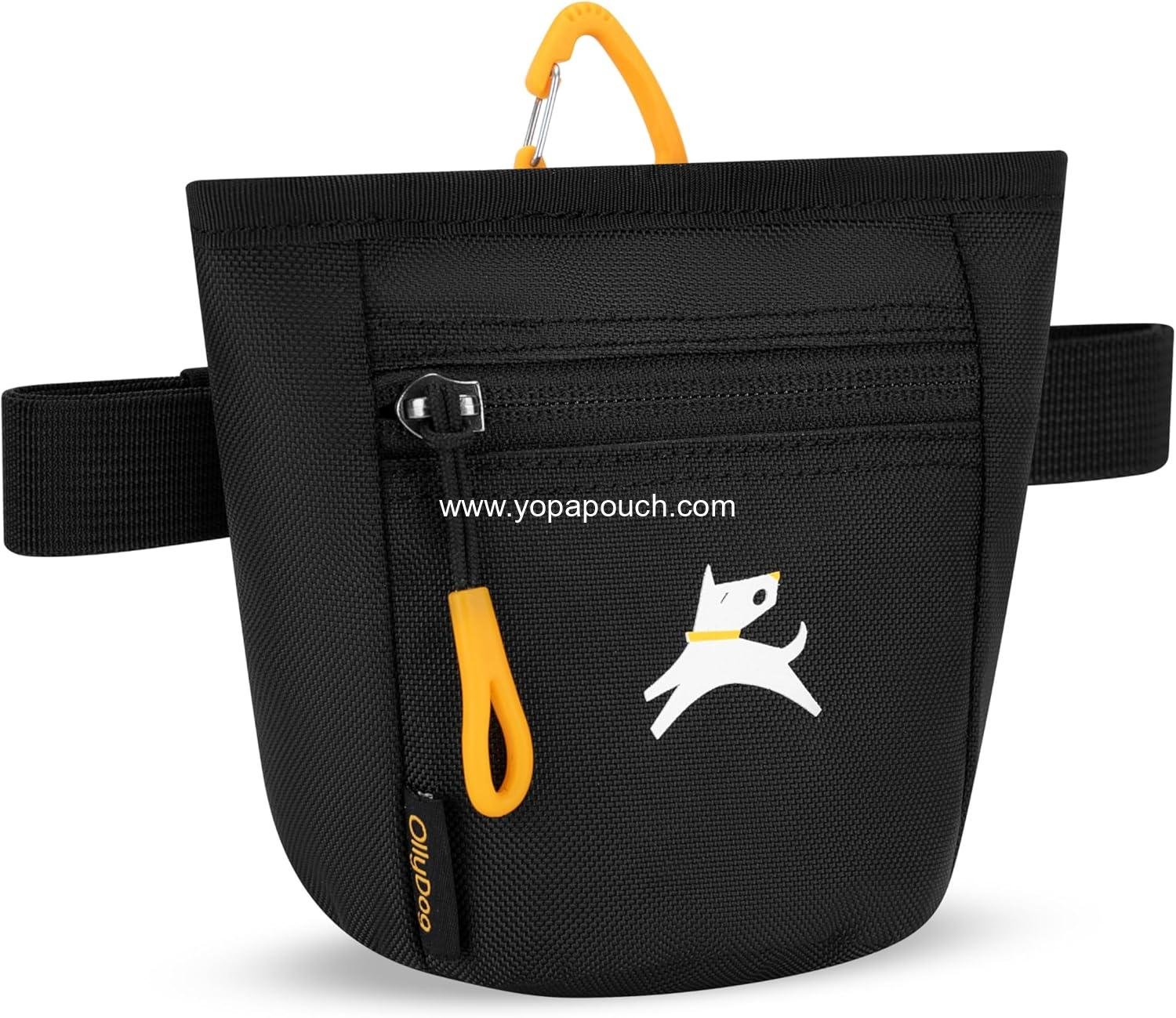 Wholesale Dog Treat Pouch, Hands-Free Training Waist Belt Clip, Magnetic Closure, Dog Training and Behavior Aids, Three Ways to Wear (Raven S'25), Supplier