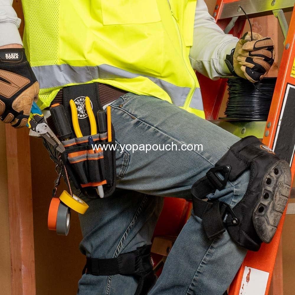 Wholesale 9-Pocket Maintenance Tool Pouch with Tape Thong and 2-Inch Tunnel Loop, Ideal for Electricians, Supplier