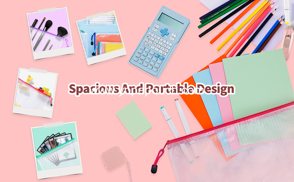 Wholesale 24pcs Mesh Zipper Pouch Bags - 8 Sizes Waterproof Clear Plastic Pouches for Organization, Travel, and Office Supplies - Supplier Wholesale 24pcs Mesh Zipper Pouch Bags - 8 Sizes Waterproof Clear Plastic Pouches for Organization, Travel, and Office Supplies - Supplier