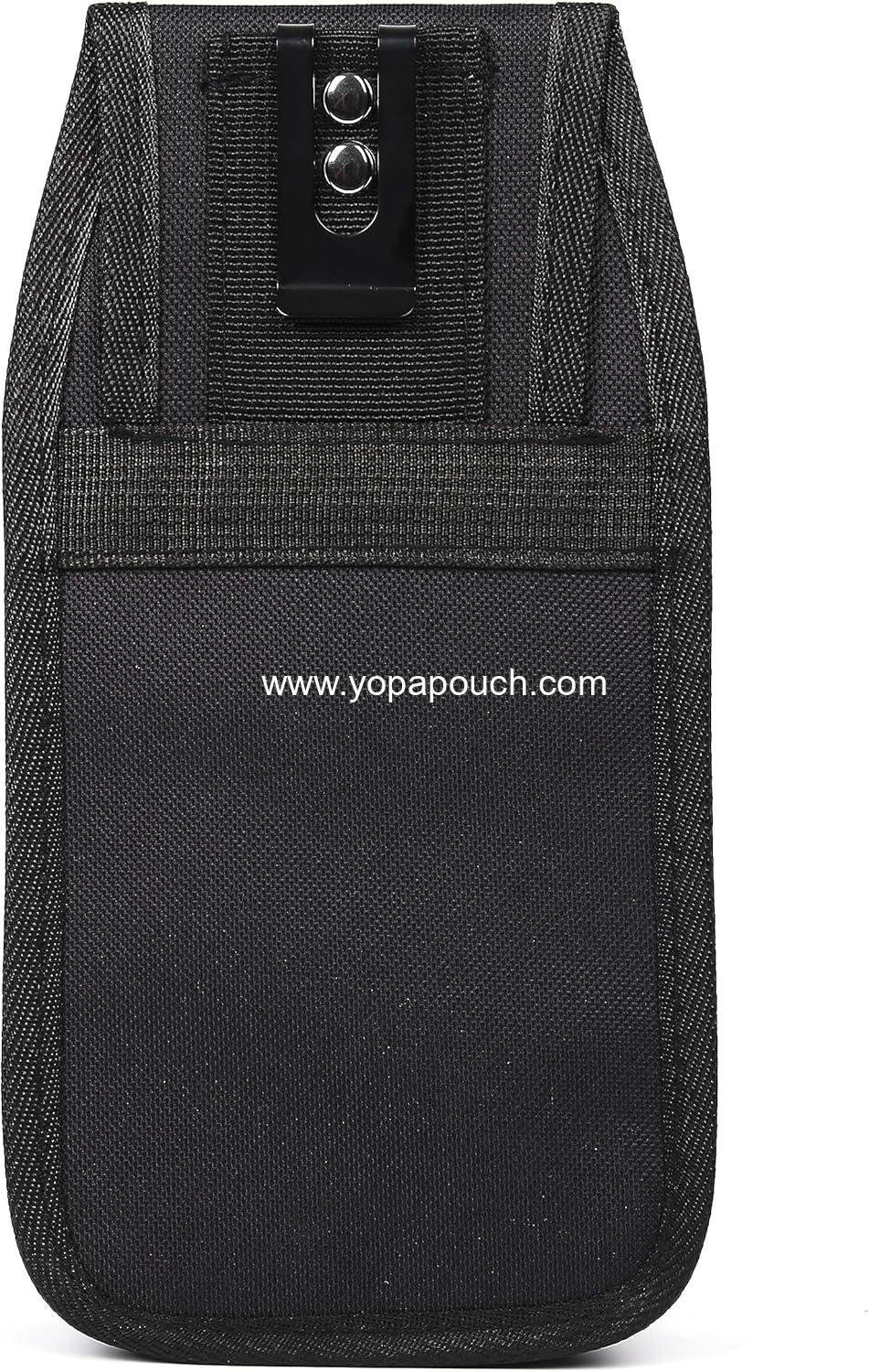 Wholesale Mini Tool Pouch with Belt Clip, Compact Organizer for Tool Belt, 5 Pockets and Heavy-Duty Metal Clip Attachment - Manufacturer
