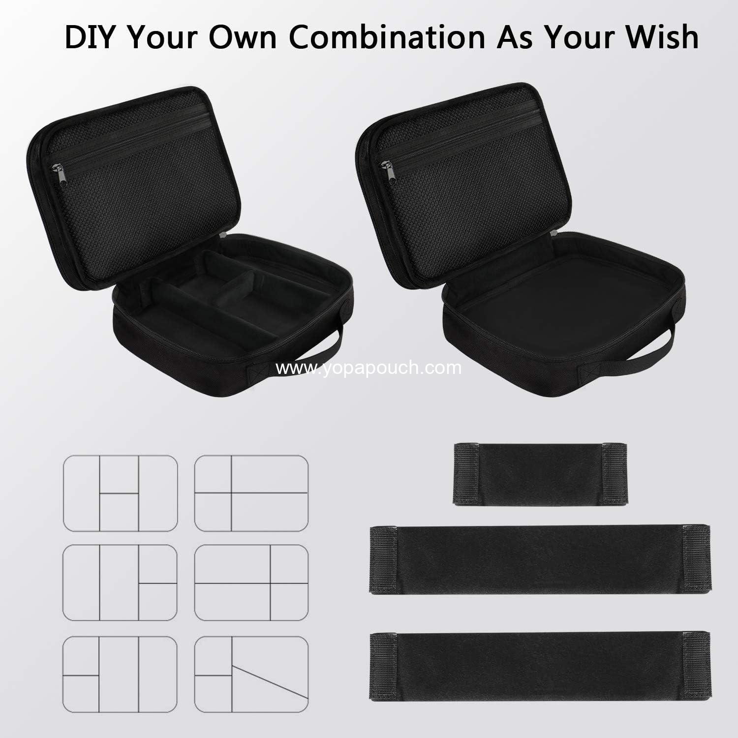 Wholesale Water Resistant Electronics Organizer Travel Case, Cable Organizer Bag for Travel Essentials, Ideal Storage for Camera Accessories, Phone, Cords & Tablets, Black Supplier