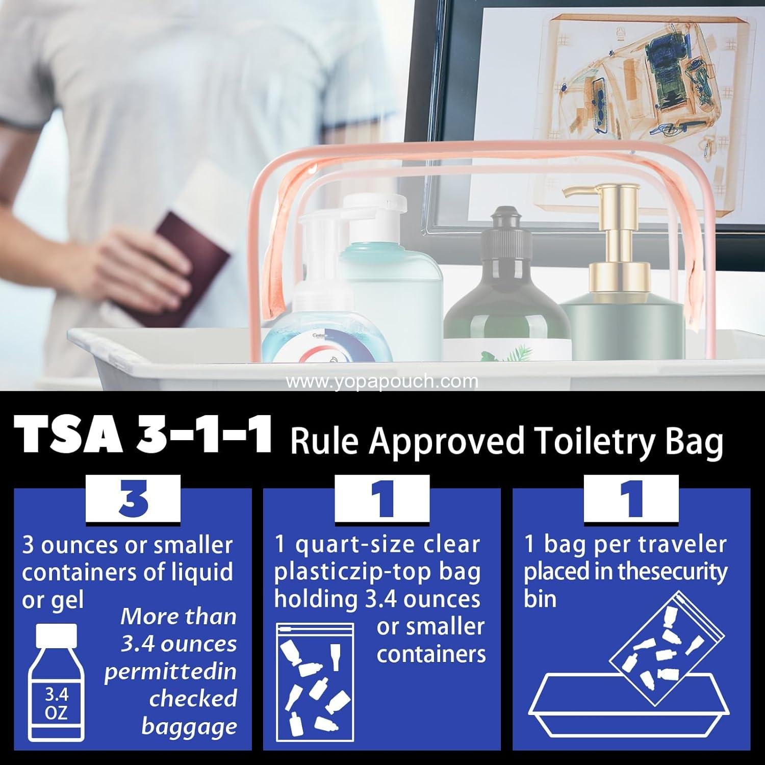 Wholesale 16 Pieces Clear Cosmetic Bags - Large Transparent Makeup Bags, TSA Approved Toiletry Bag for Travel, Waterproof PVC Pouch with Zipper, Makeup Bag for Women and Men (Rose Pink - Large) Supplier Wholesale 16 Pieces Clear Cosmetic Bags - Large Transparent Makeup Bags, TSA Approved Toiletry Bag for Travel, Waterproof PVC Pouch with Zipper, Makeup Bag for Women and Men (Rose Pink - Large) Supplier