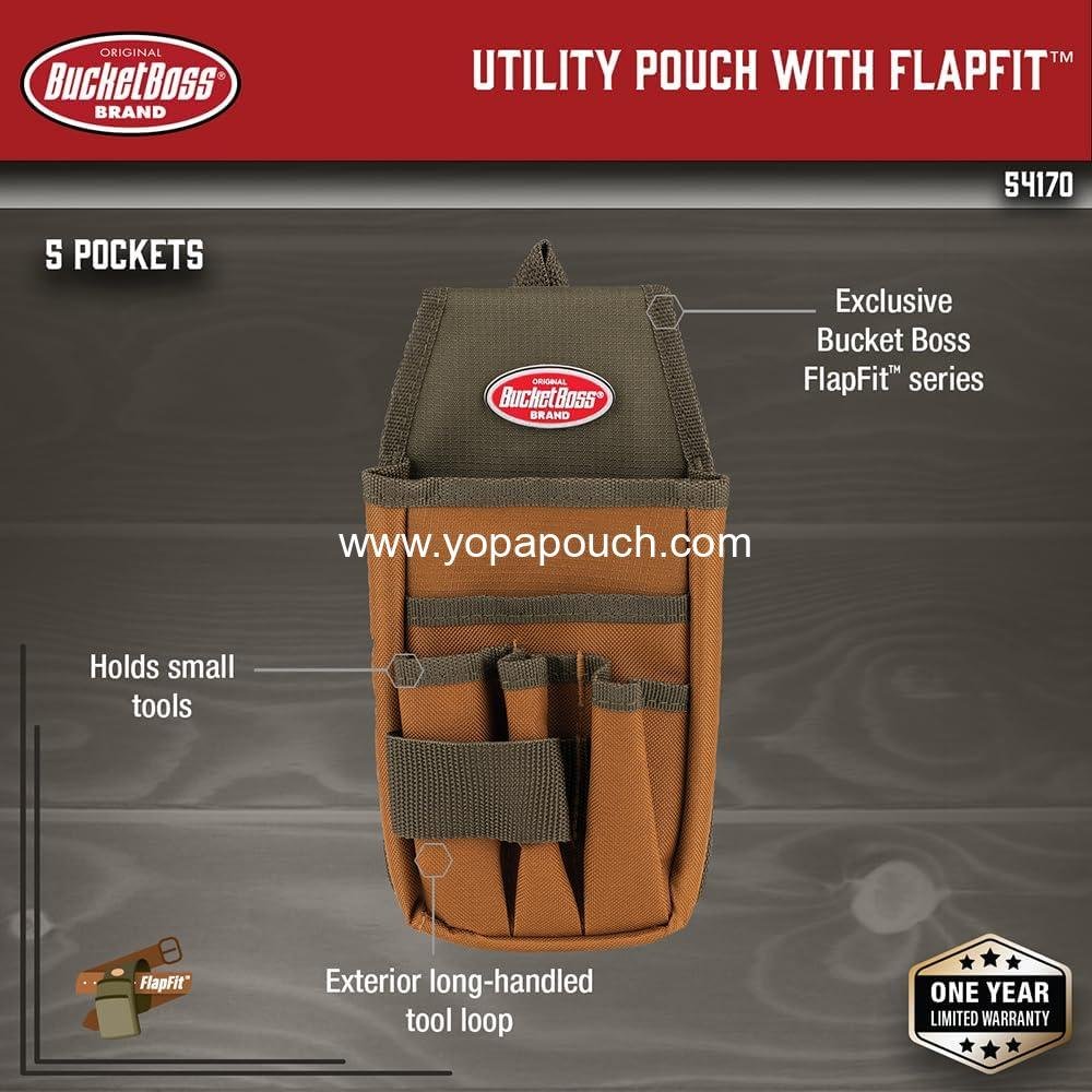 OEM Utility Pouch with FlapFit - Original Series (54170), Brown - Wholesale Supplier