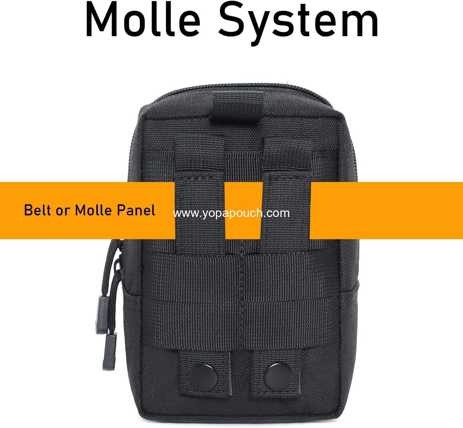 Wholesale Tactical Compact Water-Resistant EDC Pouches - 2 Pack Molle Pouches, Manufacturer