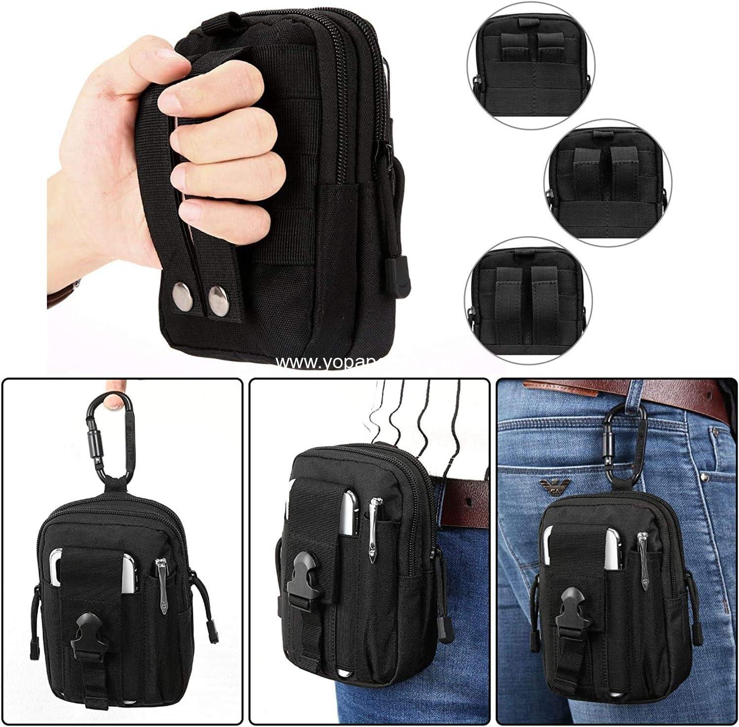 Wholesale Tactical Molle Pouch Universal EDC Waist Bag Belt Pouches Outdoor Gear Tool Pocket with Cell Phone Holster Factory