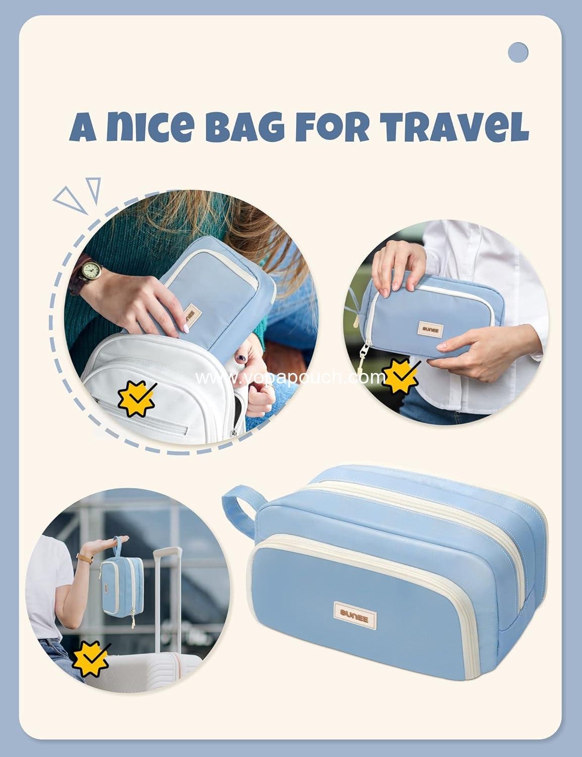 Wholesale Large Pencil Case, Big Capacity Pen Pouch with 3 Compartments, Kawaii Cute Zipper Pencil Bag, High Storage Stationery Organizer, School Supplies for Teen and Adult Girls, Supplier