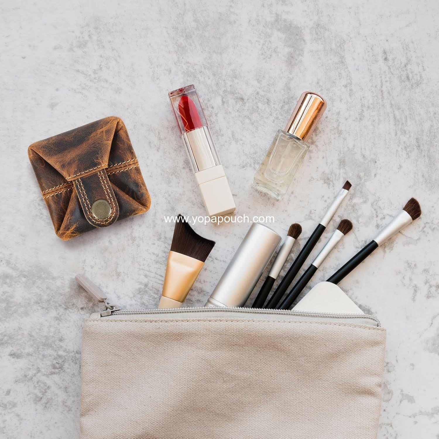 Wholesale Leather Coin Pouch - Compact Change Holder Mini Pocket Wallet for Men & Women Antique Brown - Supplier Wholesale Leather Coin Pouch - Compact Change Holder Mini Pocket Wallet for Men & Women Antique Brown - Supplier