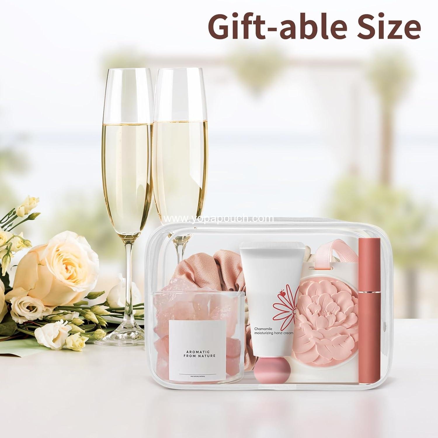 Wholesale 12 PCS Clear Makeup Bag with Zipper, TSA Approved Toiletry Pouch, Cosmetic Bag Set for Travel Organizer Essentials - Small White, Supplier Wholesale 12 PCS Clear Makeup Bag with Zipper, TSA Approved Toiletry Pouch, Cosmetic Bag Set for Travel Organizer Essentials - Small White, Supplier