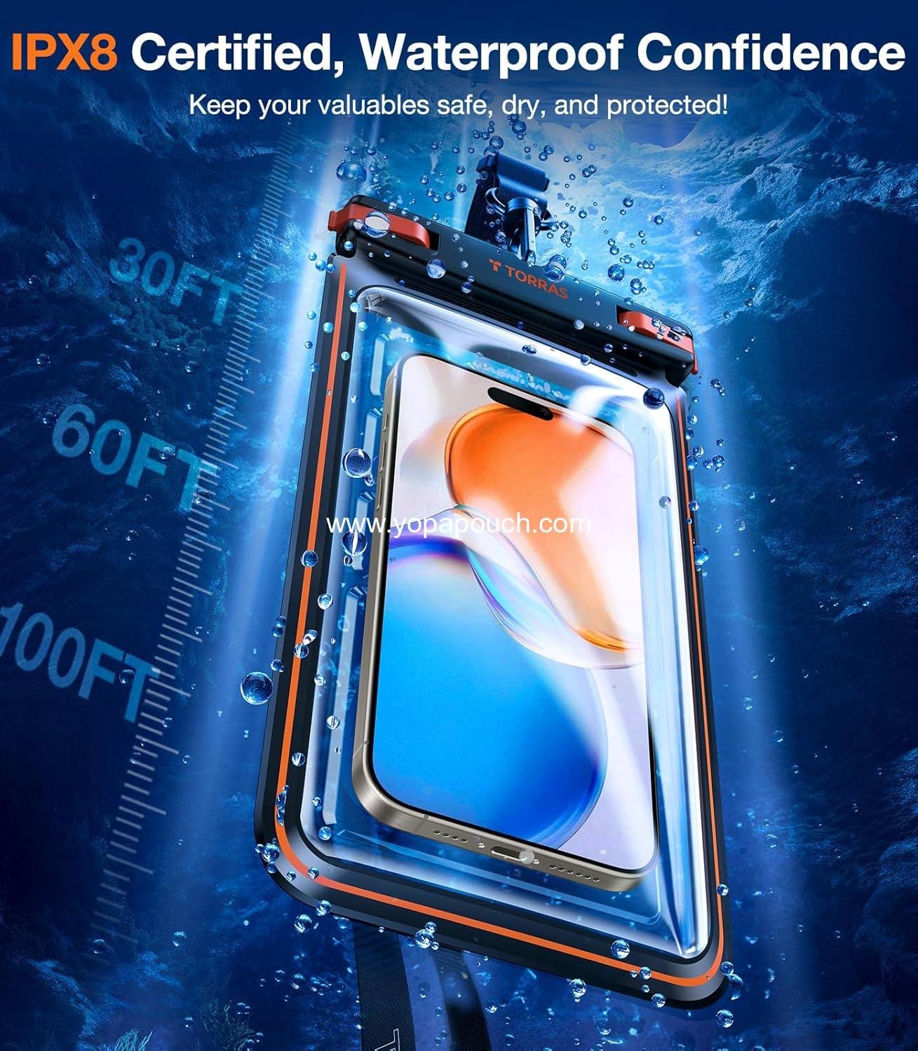 Wholesale Waterproof Phone Pouch, IPX8 Floating Dry Bag with Underwater Touchscreen for iPhone 16 Pro Max 15 S25, 7.0 inch Cellphone Case with Lanyard, Black Supplier Wholesale Waterproof Phone Pouch, IPX8 Floating Dry Bag with Underwater Touchscreen for iPhone 16 Pro Max 15 S25, 7.0 inch Cellphone Case with Lanyard, Black Supplier