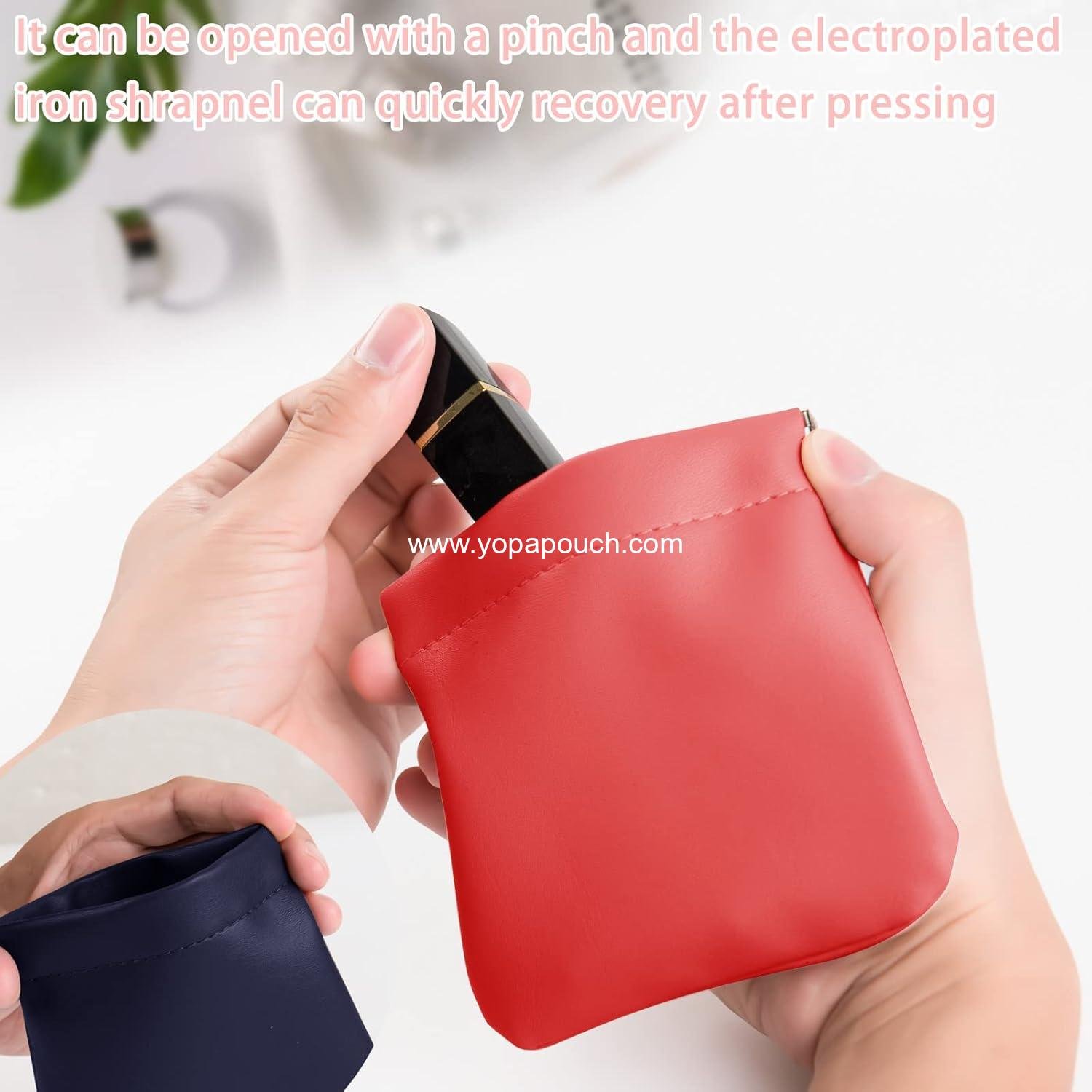 Wholesale 4Pcs Pocket Cosmetic Bag Set, Leather Small Makeup Pouch for Women, Portable No Zipper Coin Purse and Jewelry Pouch, Travel Storage for Cosmetics and Headphones, Factory Wholesale 4Pcs Pocket Cosmetic Bag Set, Leather Small Makeup Pouch for Women, Portable No Zipper Coin Purse and Jewelry Pouch, Travel Storage for Cosmetics and Headphones, Factory