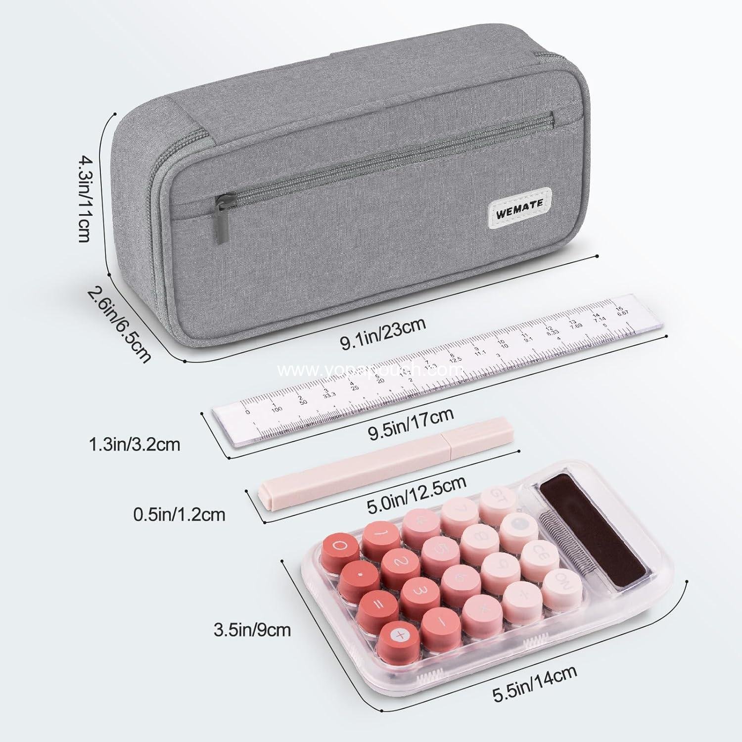 Wholesale Large Storage Pencil Case Organizer for Stationery, Back-to-School Essential, Teacher Must-Have, Big Pencil Pouch, Marker Case, College & High School Supplies - Supplier