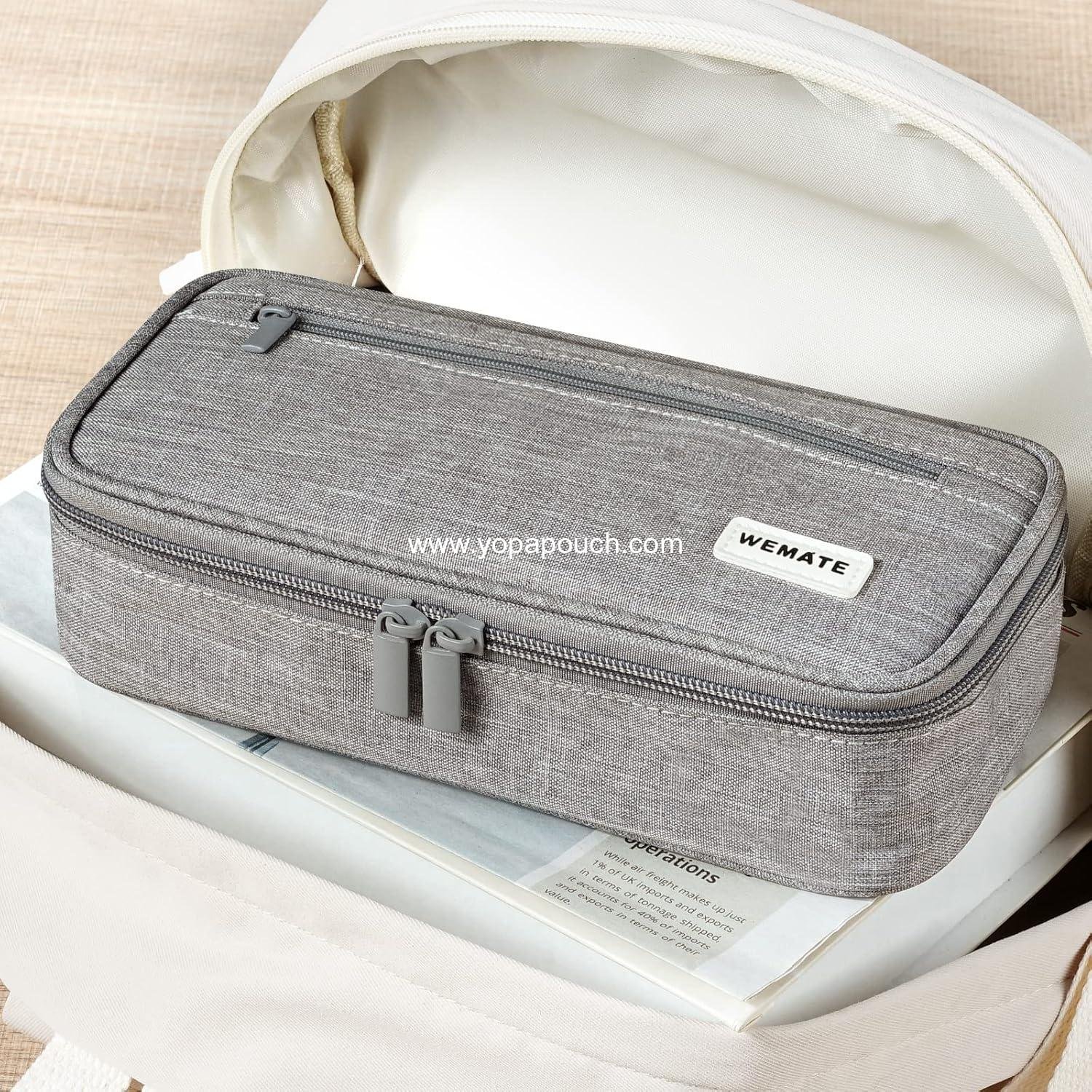 Wholesale Large Storage Pencil Case Organizer for Stationery, Back-to-School Essential, Teacher Must-Have, Big Pencil Pouch, Marker Case, College & High School Supplies - Supplier