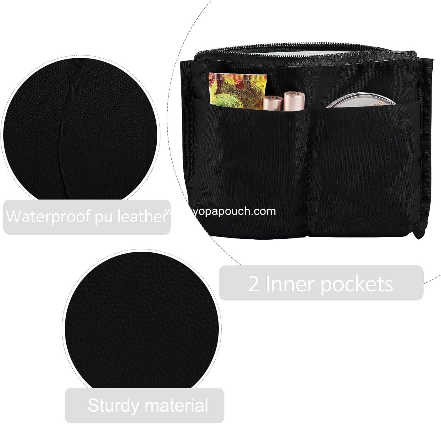 Wholesale Small Makeup Bag for Women - PU Leather Travel Makeup Pouch with Zipper for Purse - Versatile Makeup Organizer for Traveling Manufacturer Wholesale Small Makeup Bag for Women - PU Leather Travel Makeup Pouch with Zipper for Purse - Versatile Makeup Organizer for Traveling Manufacturer