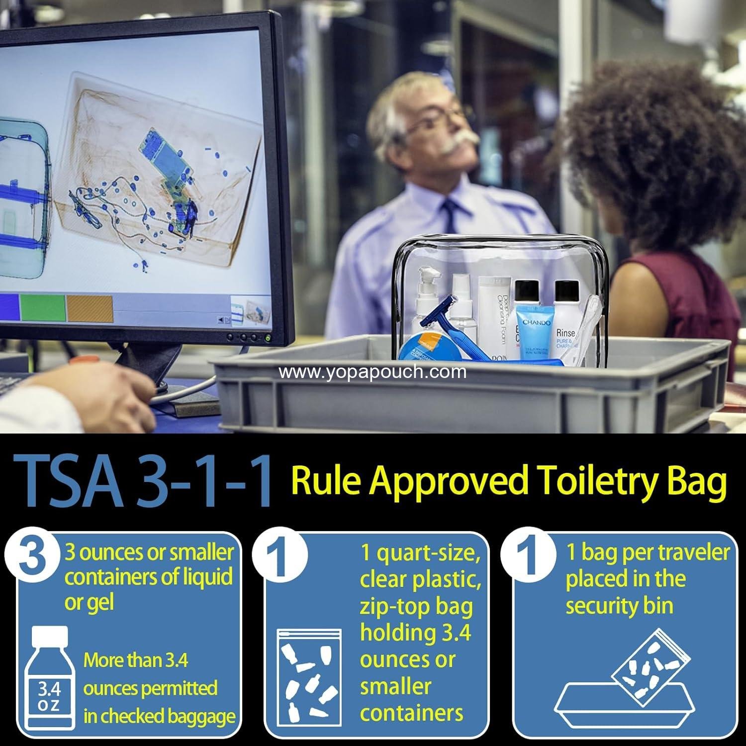 Wholesale 16 Pieces Clear Makeup Bags, TSA Approved Toiletry Bags for Travel, PVC Waterproof Small Pouches with Zipper for Men and Women, Carry-on Travel Essentials Cosmetic Bags (Black) - Supplier Wholesale 16 Pieces Clear Makeup Bags, TSA Approved Toiletry Bags for Travel, PVC Waterproof Small Pouches with Zipper for Men and Women, Carry-on Travel Essentials Cosmetic Bags (Black) - Supplier