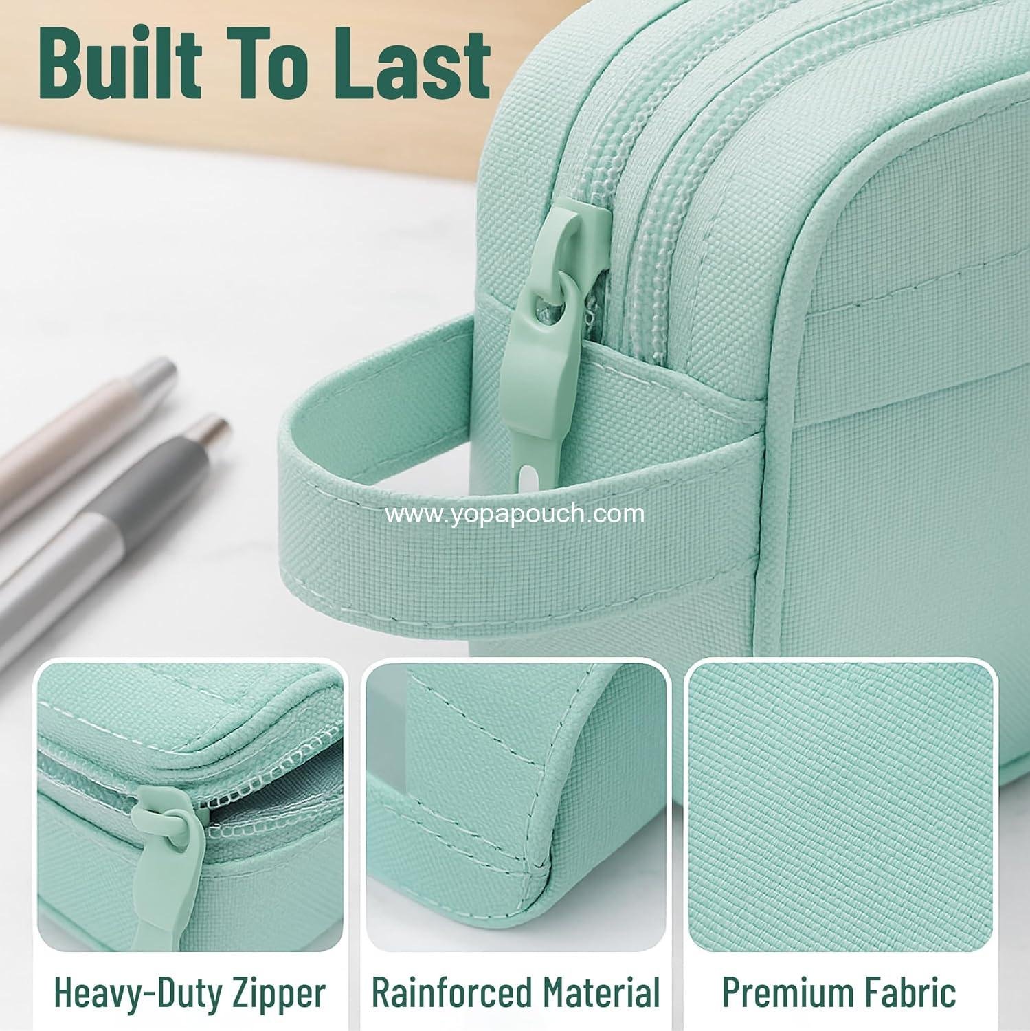 Wholesale Large Capacity Pencil Case, Mint Green Pencil Pouch, Pen Bag,  Perfect for Organization, Supplier