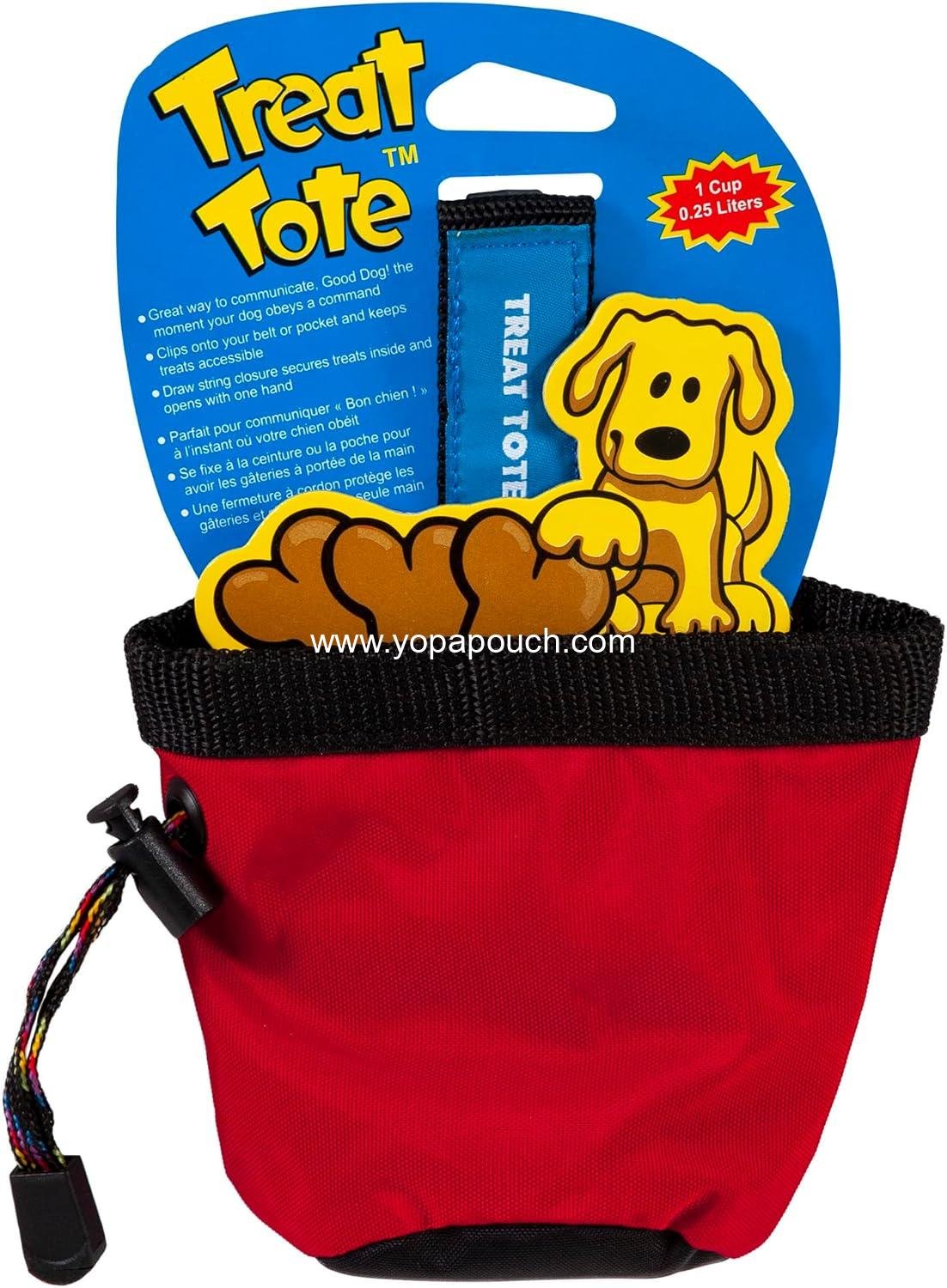 Chuckit! Treat Tote Dog Treat Pouch for Puppy Training, 1 Cup Capacity, Assorted Colors