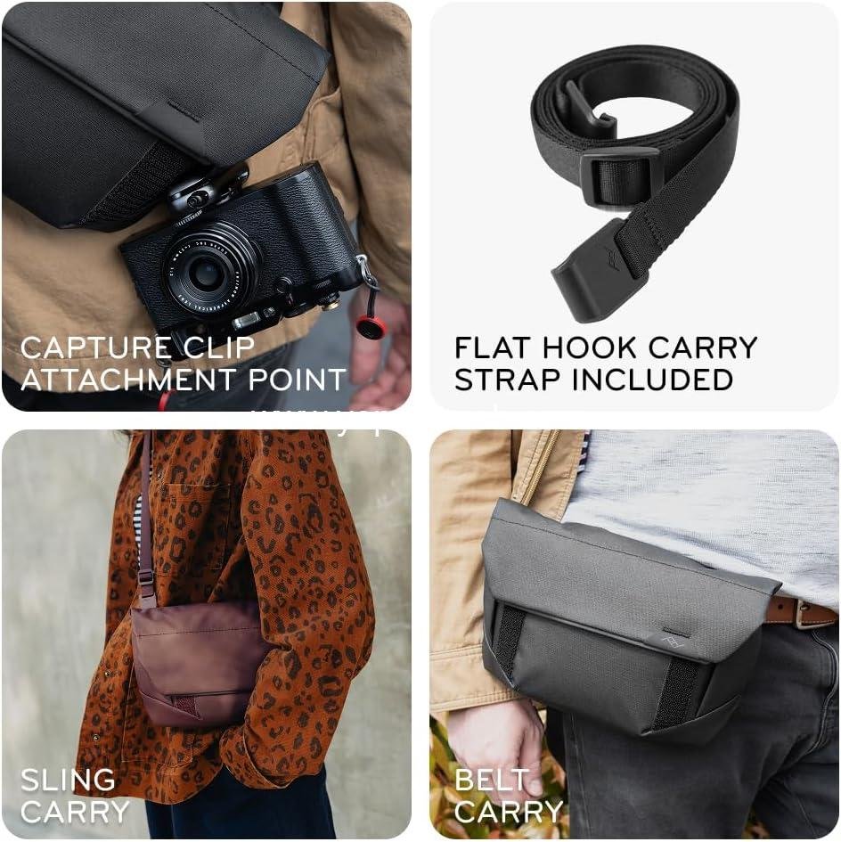 Wholesale 2-in-1 Organizer Sling Bag, Eclipse, Adjustable Shoulder Strap, Integrated Belt Loops, Weatherproof Nylon Canvas, Versatile Carry Bag for Men and Women, OEM.Supplier