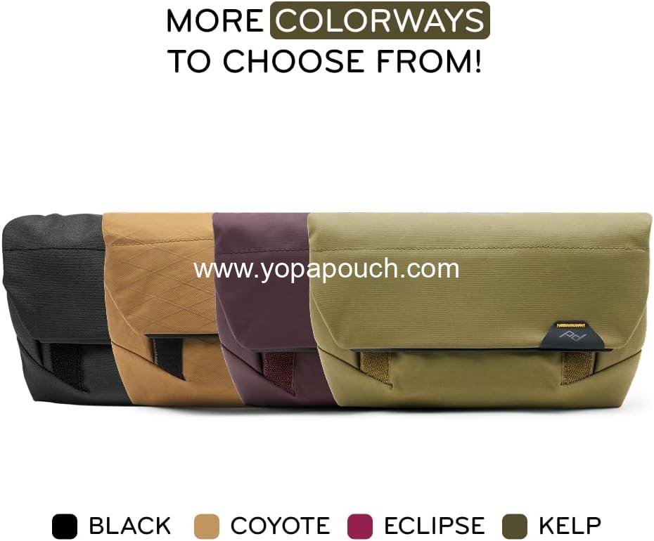 Wholesale 2-in-1 Organizer Sling Bag, Eclipse, Adjustable Shoulder Strap, Integrated Belt Loops, Weatherproof Nylon Canvas, Versatile Carry Bag for Men and Women, OEM.Supplier