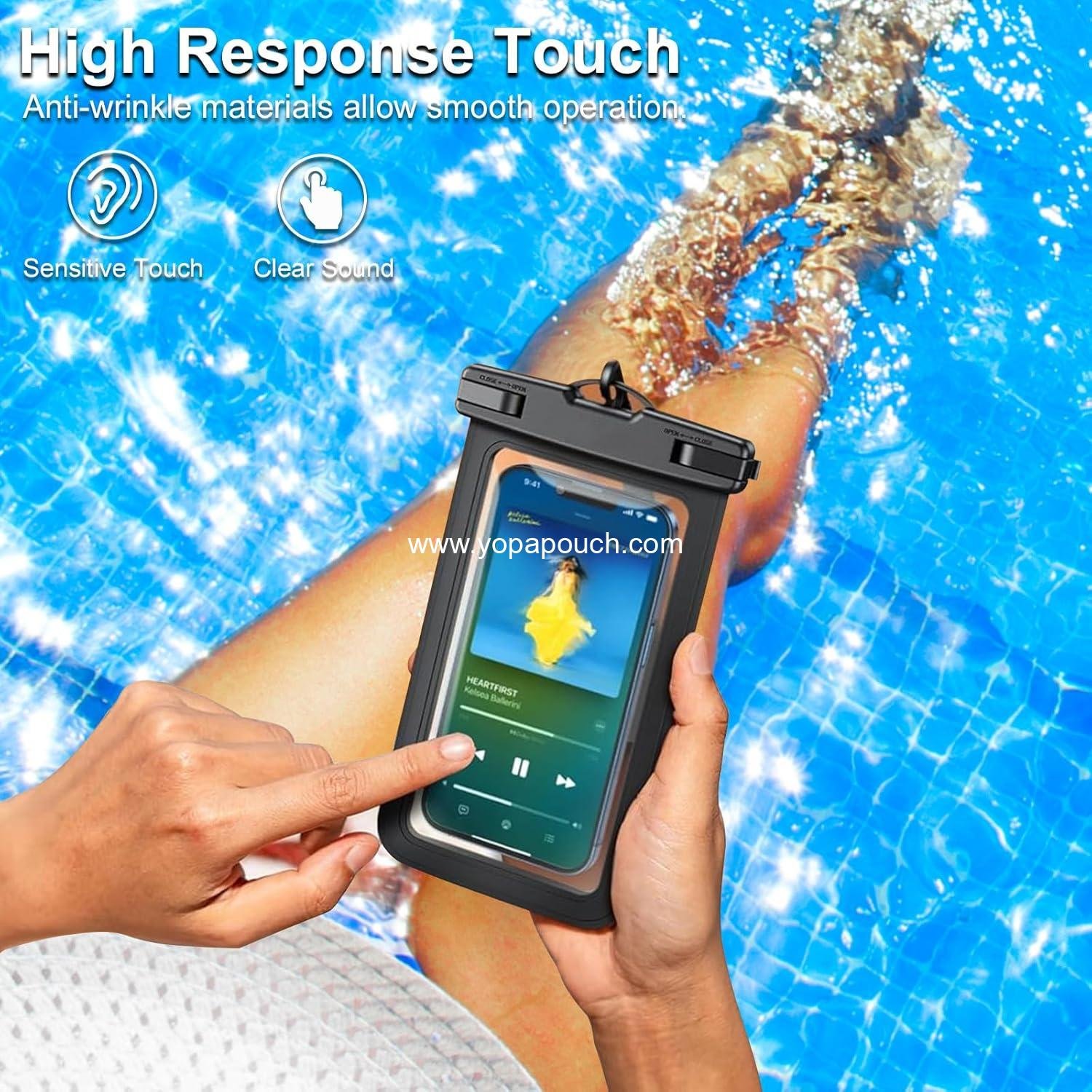 Wholesale 5 Pack Multicolor Universal Waterproof Phone Pouch, Up to 8.3