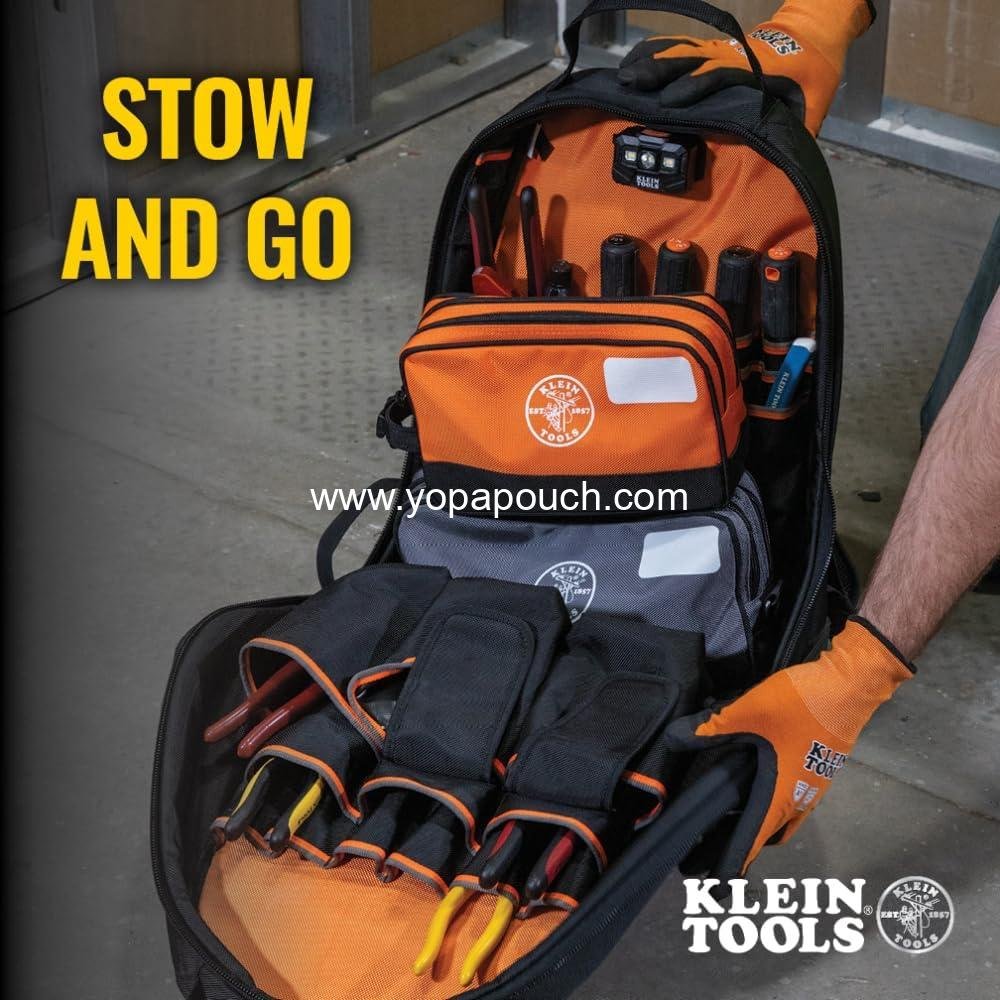 Wholesale Dual Compartment Heavy-Duty Tool Pouch Organizer Multipurpose Bag Supplier