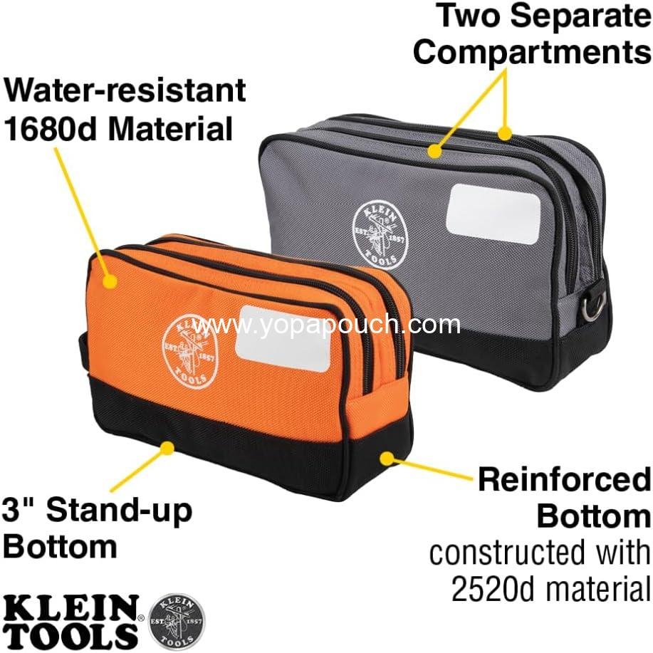 Wholesale Dual Compartment Heavy-Duty Tool Pouch Organizer Multipurpose Bag Supplier