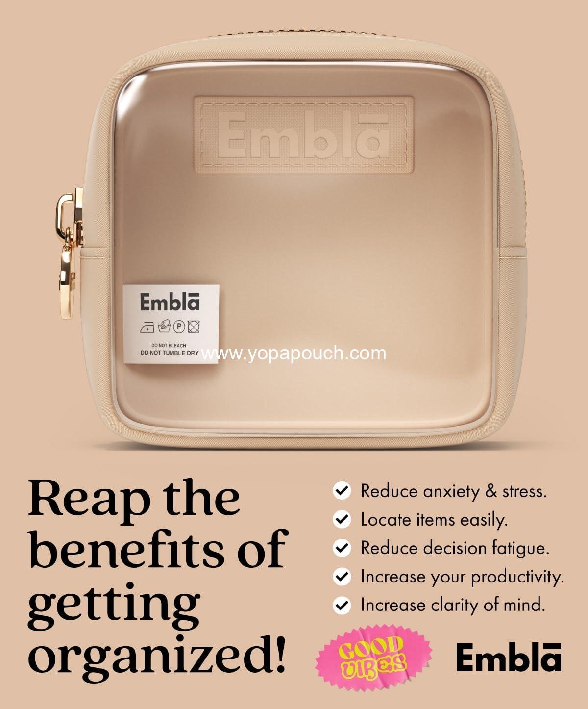 Wholesale Clear Cosmetic Bag Makeup Case, Clear Zipper Makeup Pouch and Toiletry Travel Tote, Cute Skincare Pouches for Women, Preppy Purse Organizer, Mini Makeup Bags, Factory