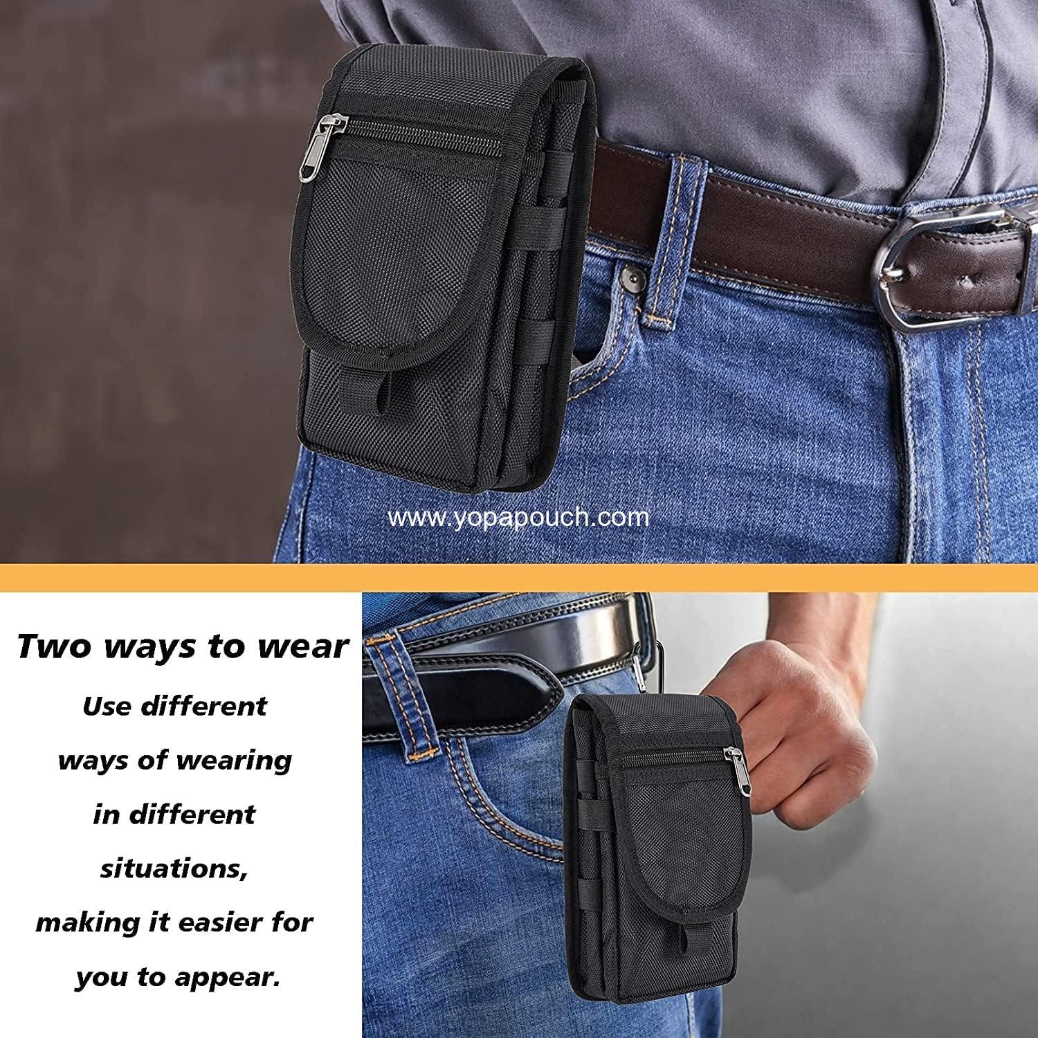 Wholesale Multi-Purpose Phone Belt Pouch, Tactical Cell Phone Holster, Molle Carrying Case, Men's Waist Pocket for Hiking, Camping, Tool Holder, factory