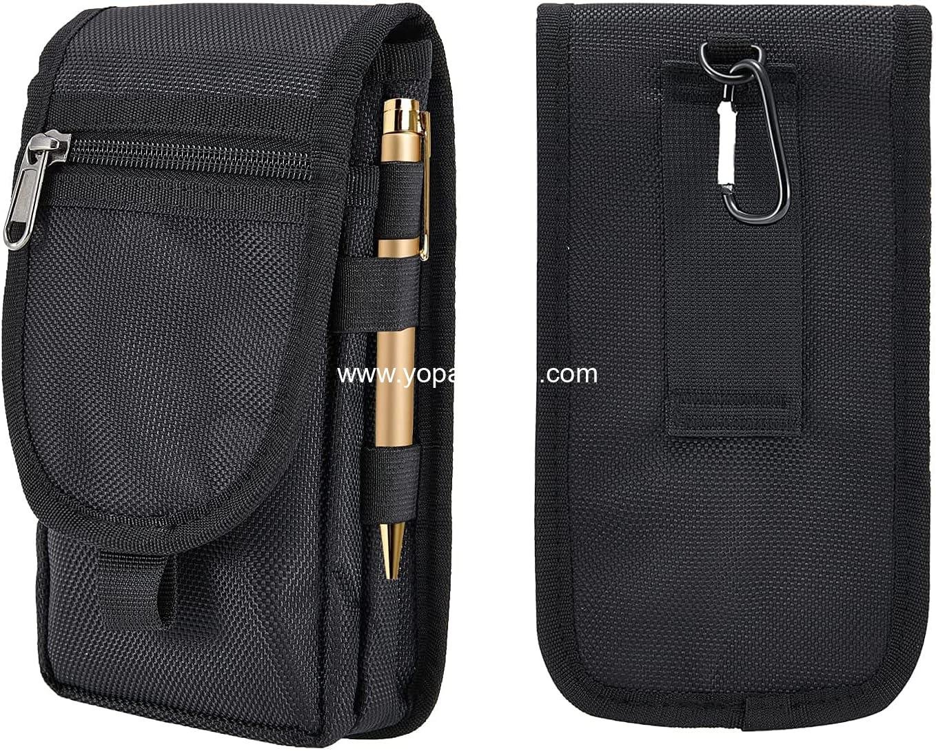 Wholesale Multi-Purpose Phone Belt Pouch, Tactical Cell Phone Holster, Molle Carrying Case, Men's Waist Pocket for Hiking, Camping, Tool Holder, factory