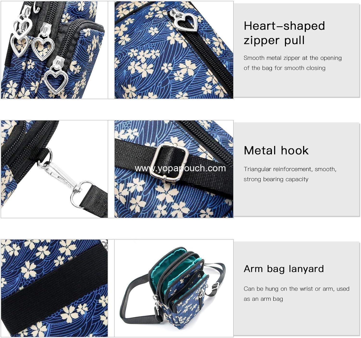 Wholesale Lightweight Small Crossbody Cell Phone Purses Travel Pouch Shoulder Bag for Women 6.5x4.5 inches Supplier