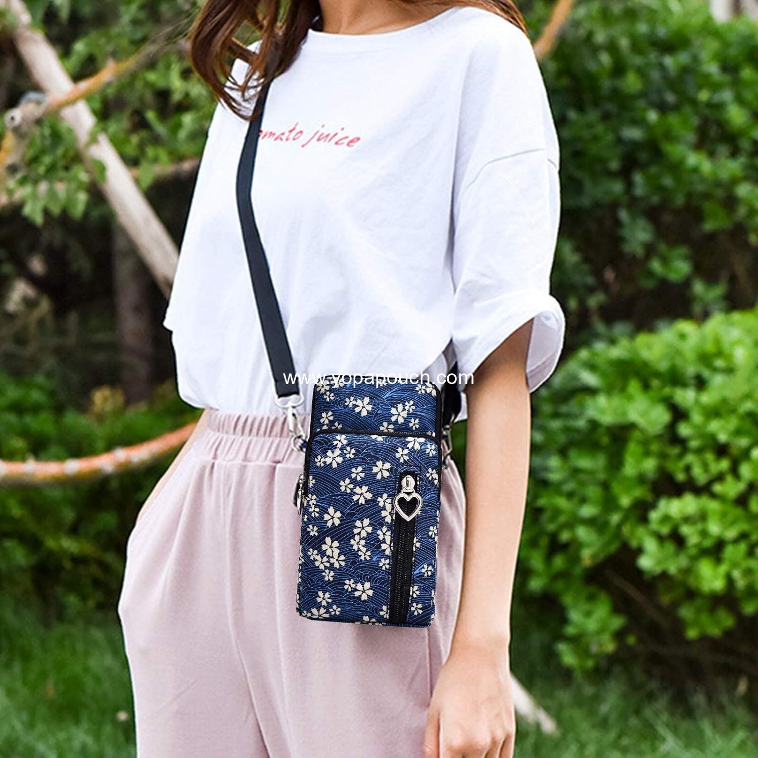 Wholesale Lightweight Small Crossbody Cell Phone Purses Travel Pouch Shoulder Bag for Women 6.5x4.5 inches Supplier