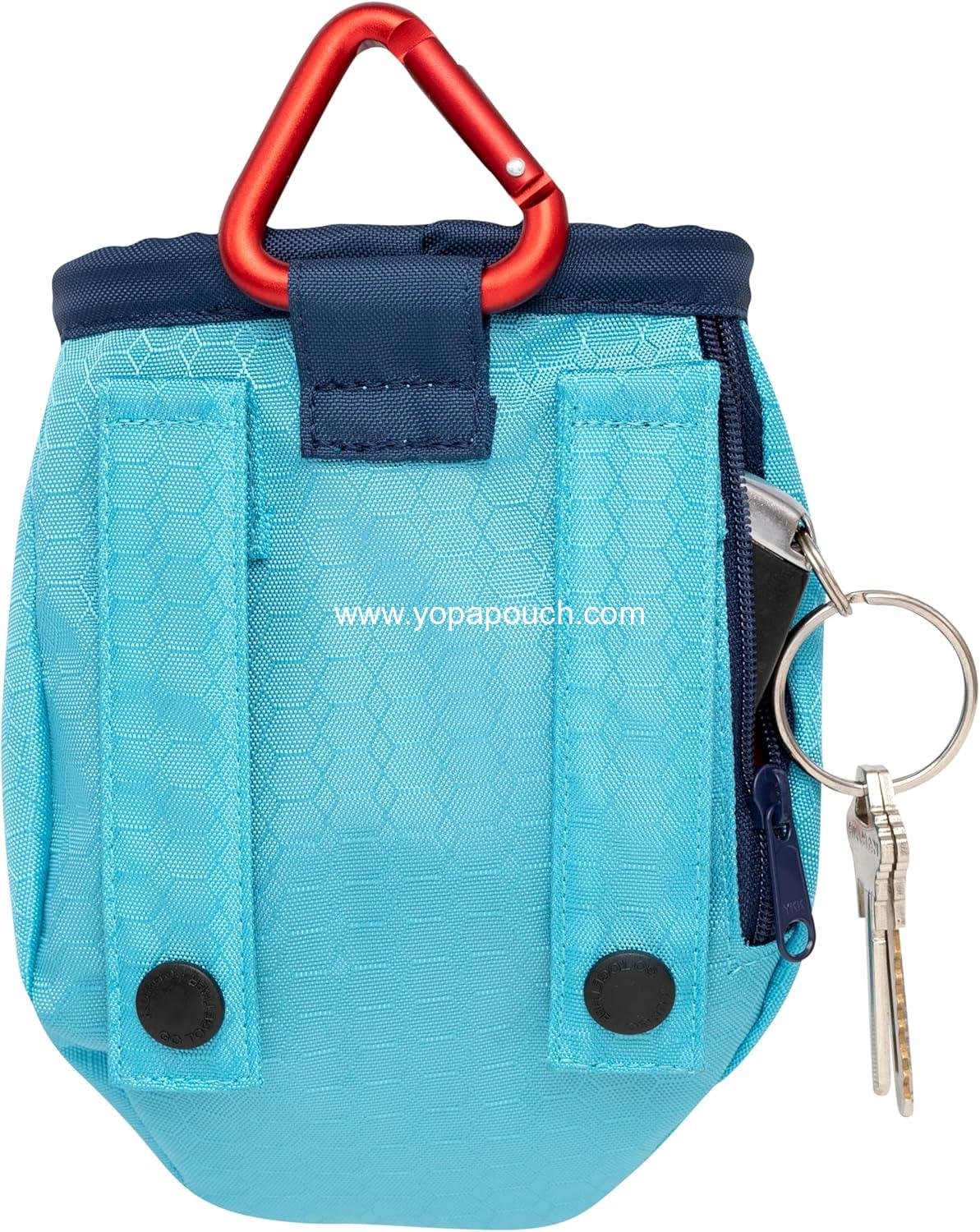 Wholesale Training Treat Pouch for Dogs - Hands-Free Waist Bag, Reflective with Carabiner (Coastal Blue) - Supplier