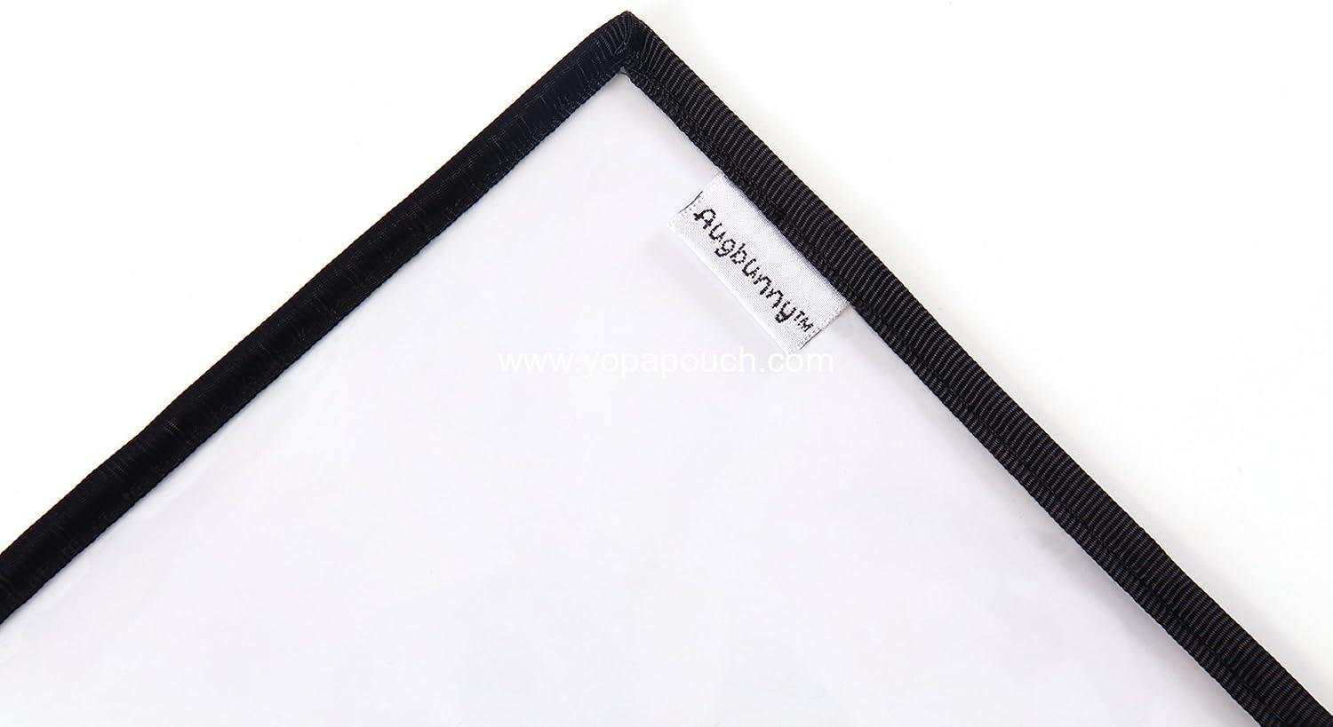 Wholesale Multi-purpose Water Resistant Clear PVC Organizer Bag Pouch with Zipper Closure, 6-pack - Supplier