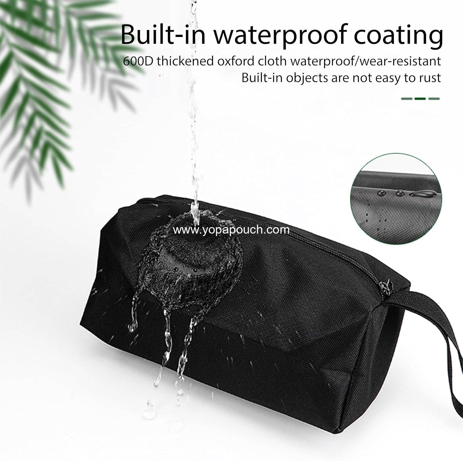 Wholesale Multi-Purpose Canvas Tool Pouch Set - 2 Small Zipper Tool Bags for Organizing Various Electrician Tools - Supplier