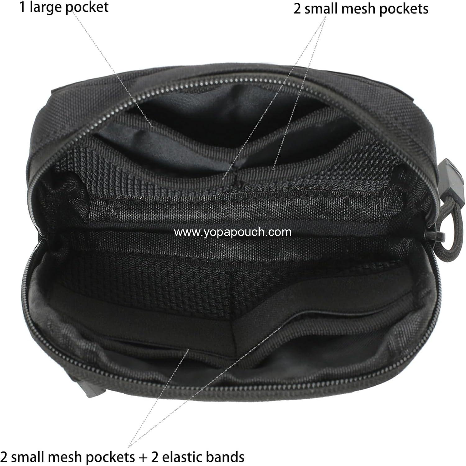 Wholesale Heavy Duty Tactical Belt Pouch for Men - Small Molle Compact EDC Utility Gadget Pouch for Traveling and Hiking Supplier