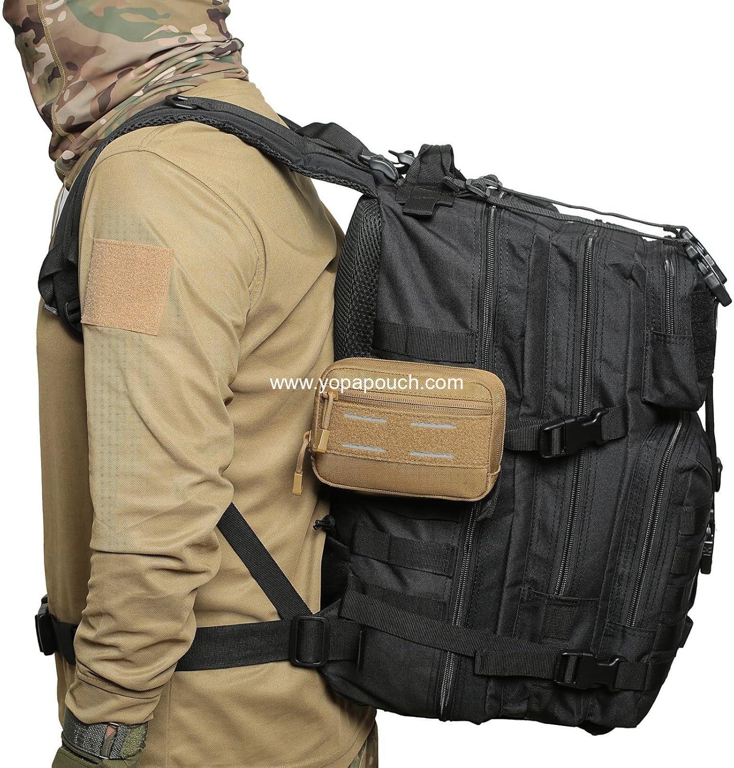 Wholesale Heavy Duty Tactical Belt Pouch for Men - Small Molle Compact EDC Utility Gadget Pouch for Traveling and Hiking Supplier