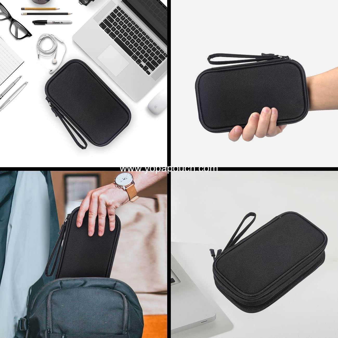 Wholesale Electronics Accessories Organizer Pouch Bag for Travel - Universal Cable, Charger, Phone, and SD Card Organizer Gadget Bag, Factory
