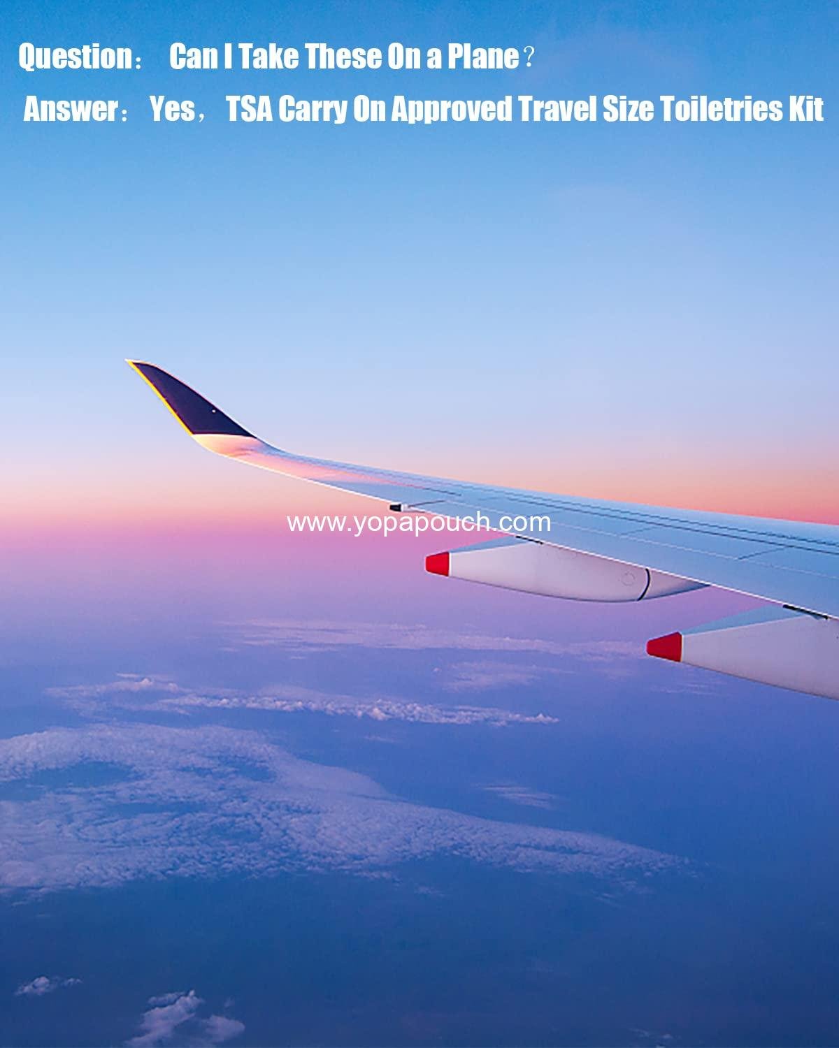 Wholesale 17 Travel Pouches for Toiletries, TSA Approved Portable Stand Up Containers, Refillable Accessories for Shampoo, Conditioner, Lotion, Soap, Liquids - Supplier