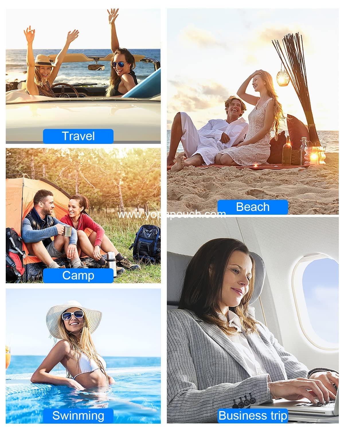 Wholesale 17 Travel Pouches for Toiletries, TSA Approved Portable Stand Up Containers, Refillable Accessories for Shampoo, Conditioner, Lotion, Soap, Liquids - Supplier