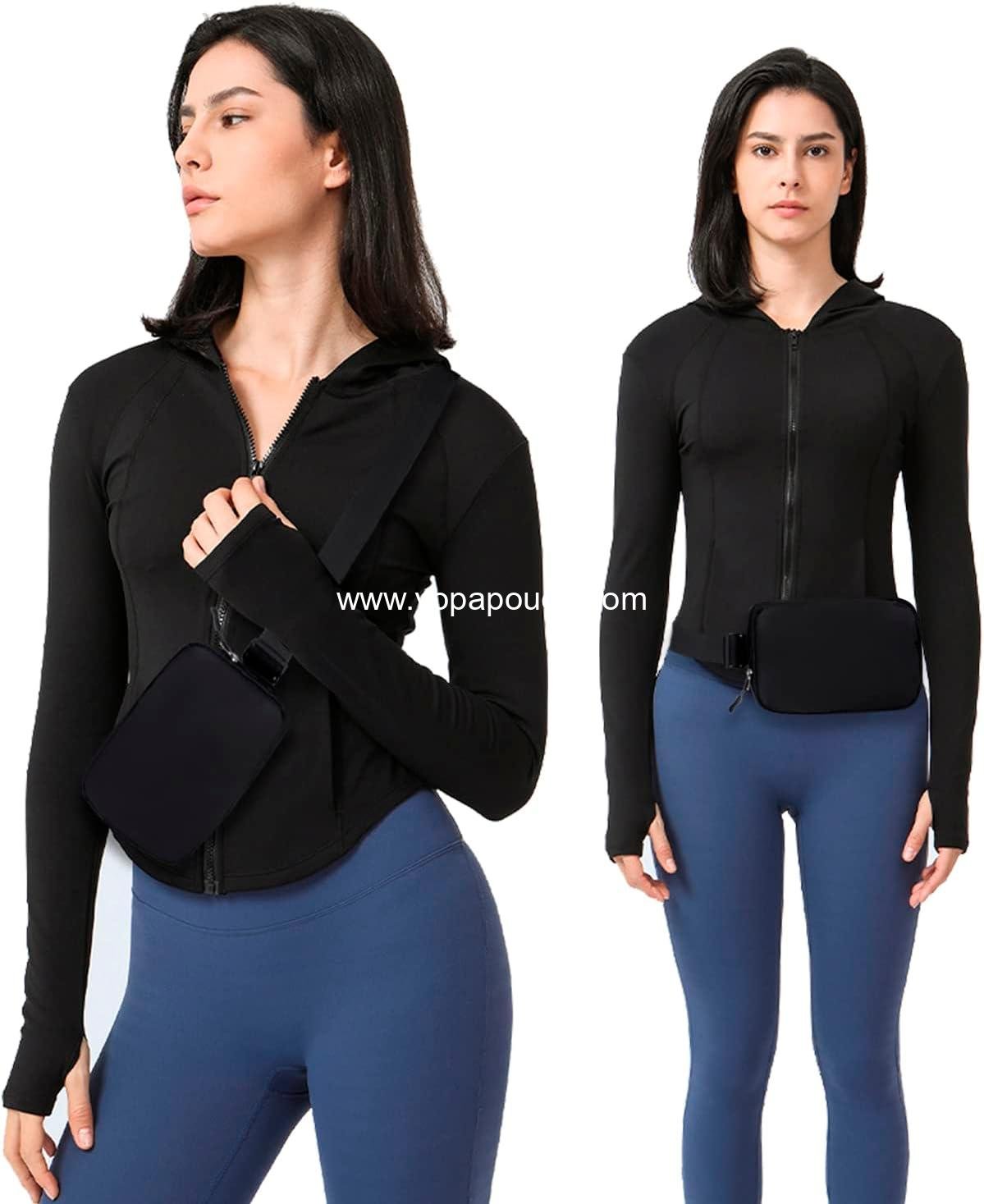 Wholesale Belt Bag Fanny Pack Crossbody for Women Everywhere Bag (Black) - Factory