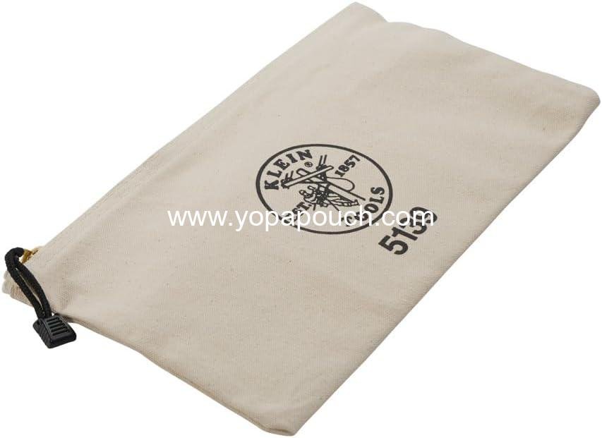 Wholesale Canvas Tool Pouch with Heavy Duty Brass Zipper,  Zipper Bag - Supplier