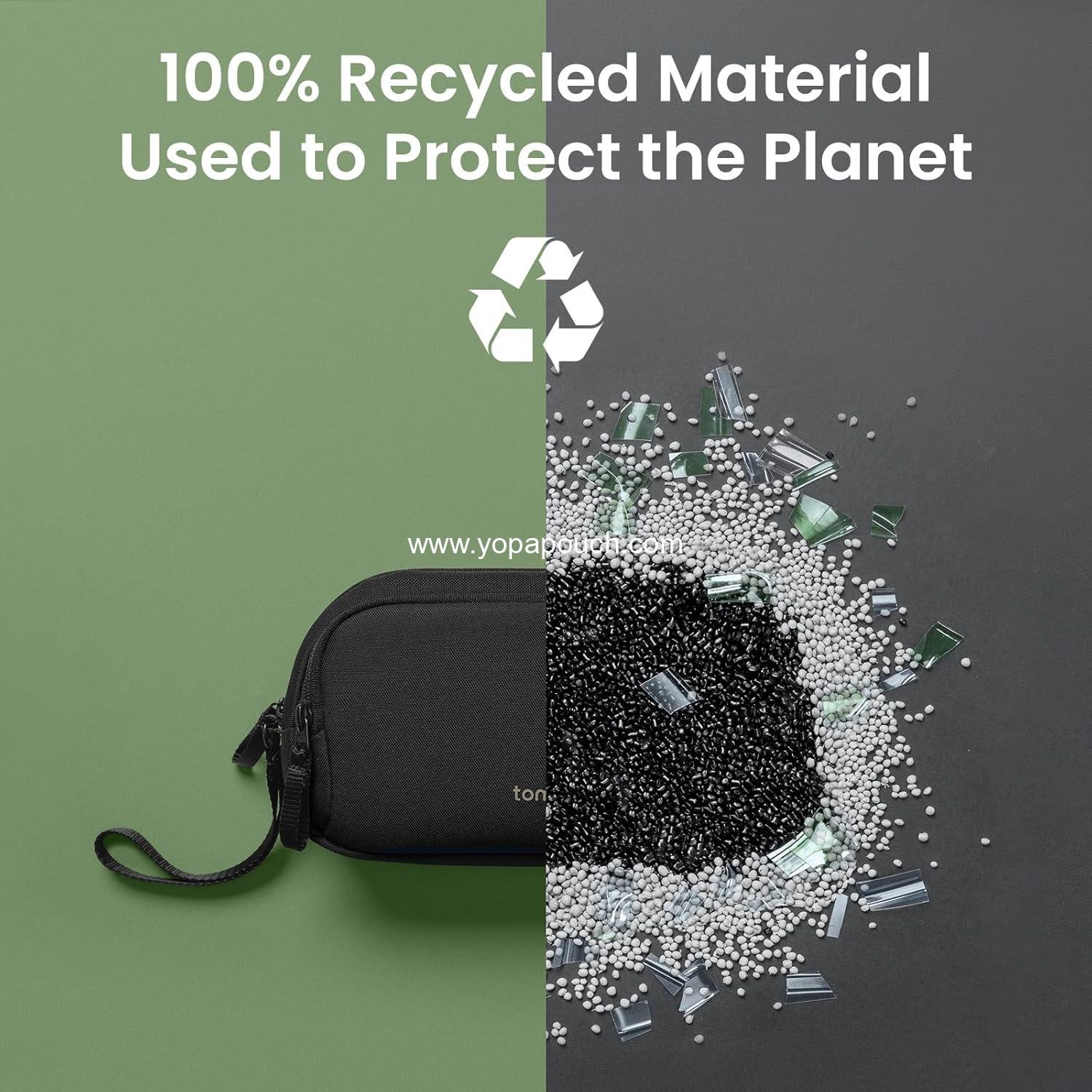 Wholesale Water Resistant Dual Compartment Tech Pouch for Charger, Cable, Phone, Hard Drive, Power Bank, Accessories - Travel Essential Supplier