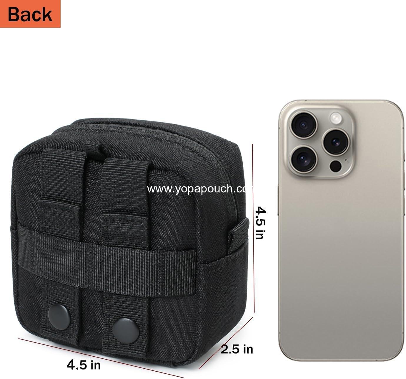 Wholesale Mini Tactical Molle Compact Ammo Pouch 2 Pack - General Purpose Admin Small Utility Pouches for EDC Tool and Waist Belt Supplier