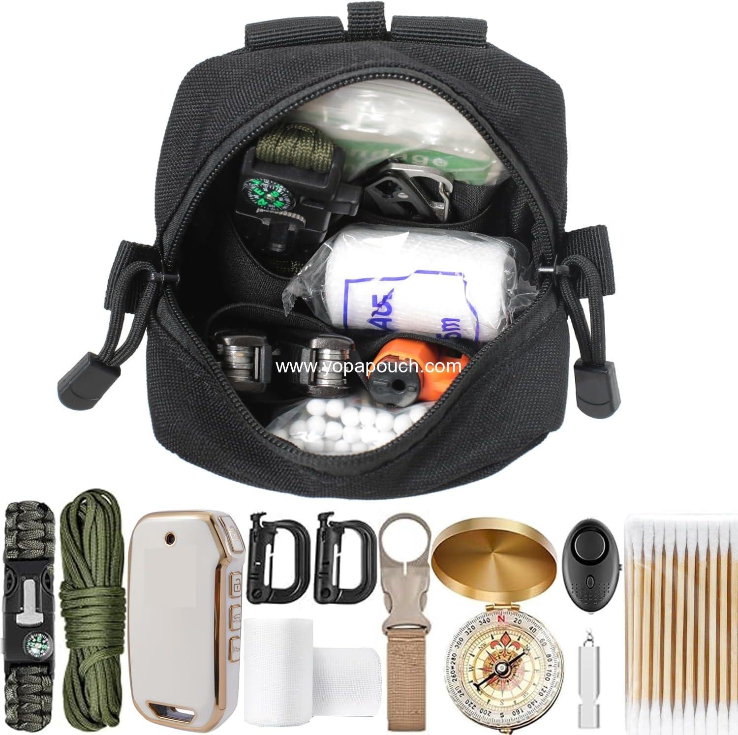 Wholesale Mini Tactical Molle Compact Ammo Pouch 2 Pack - General Purpose Admin Small Utility Pouches for EDC Tool and Waist Belt Supplier