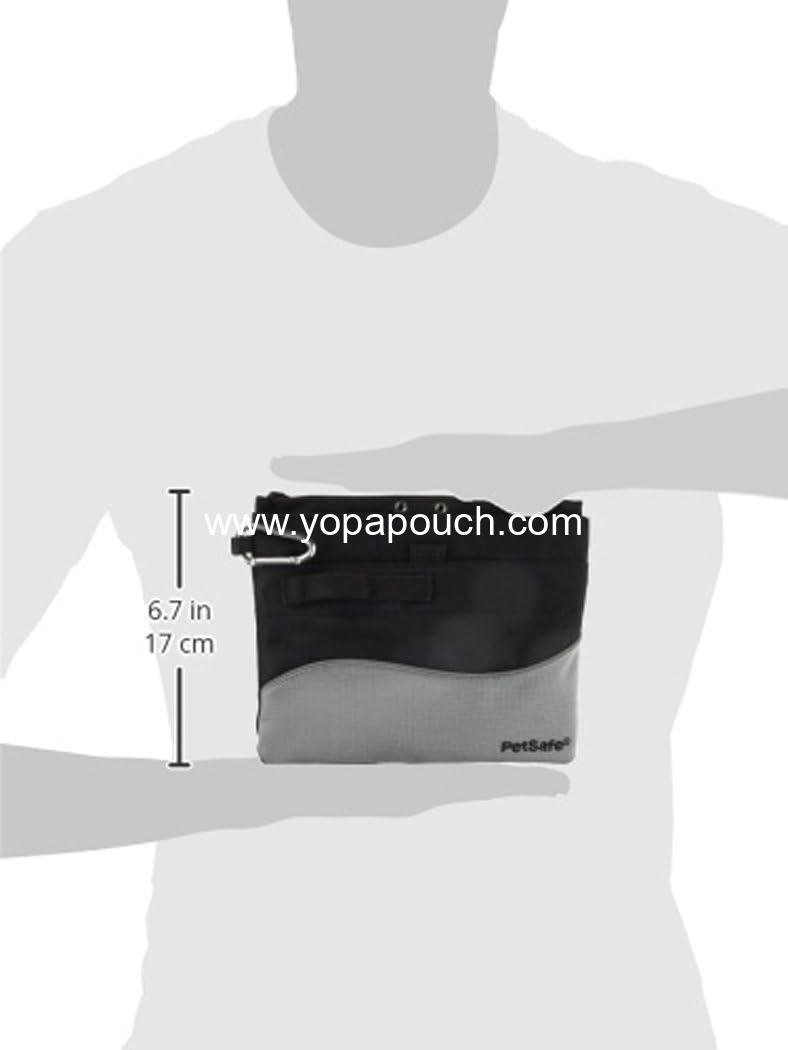 Wholesale Easy Access Waterproof Treat Pouch - Daily Use with Divided Inner Pocket & Front Storage - Adjustable Fit - Standard - Black - Supplier